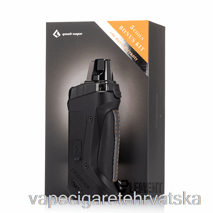 Vape Cigarete Geek Vape Aegis Boost 40w Pod Mod Kit Le Bonus Kit - Space Black